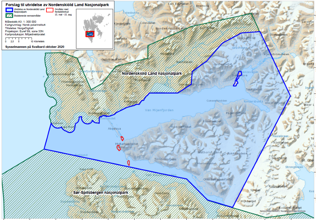 Forslag Til Utvidelse Av Nordenskiöld Land Nasjonalpark– Offentlig ...